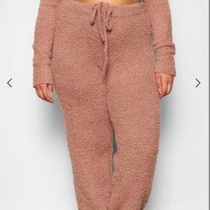 NWT SKIMS Cozy Knit Jogger Rose Clay Size 2X/3X